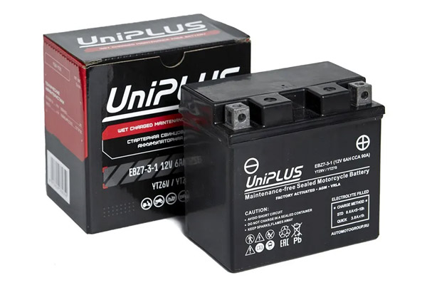 купить UniPLUS EBZ 7-3-1 (12v 6AH 90A)